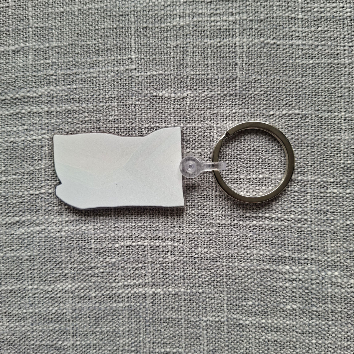 Pride flag acrylic keyring