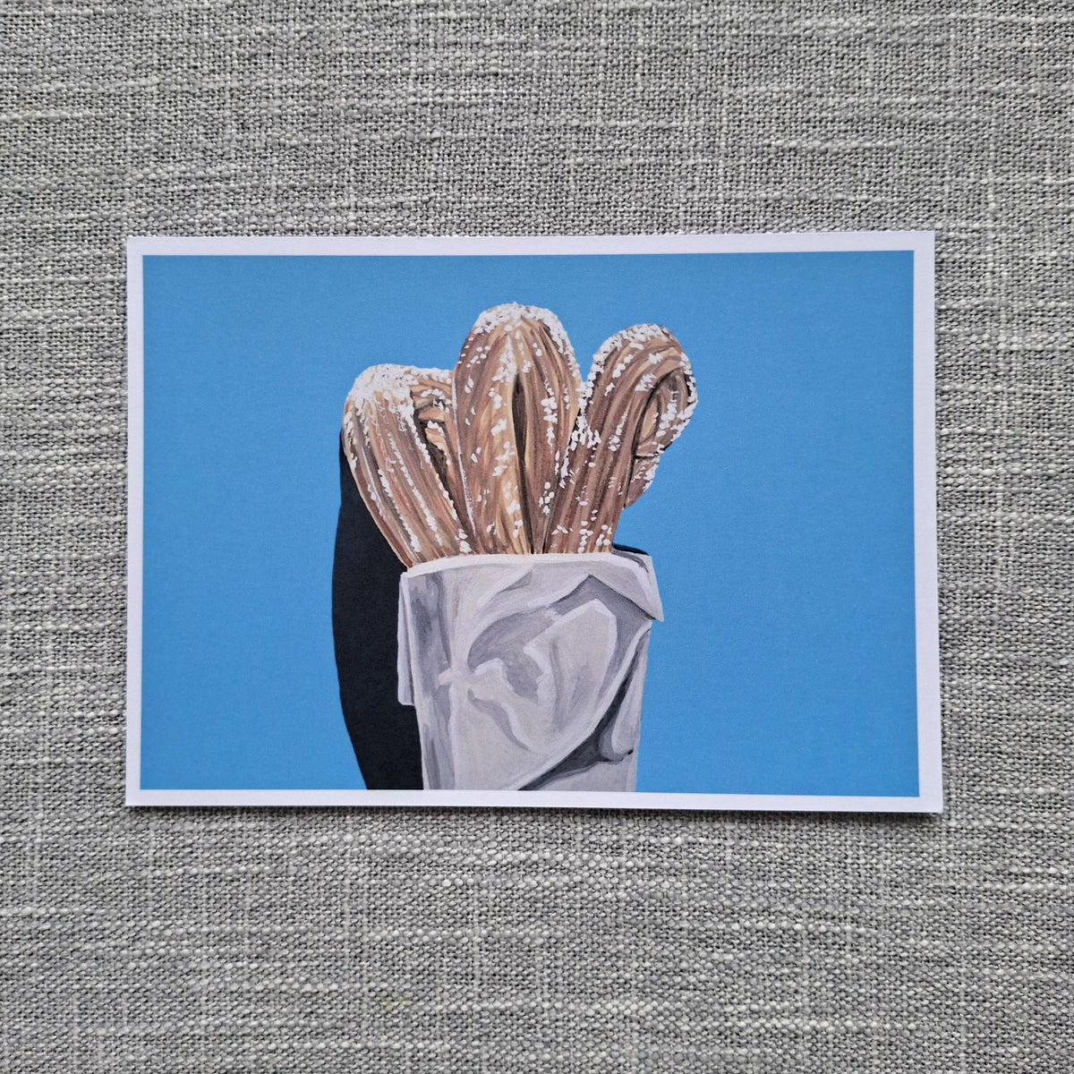 Churros postcard 6 x 4 inch